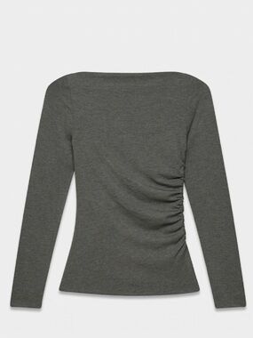 Aritzia Babaton Cora lux top in heathered grey